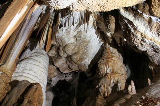 interno della Grotta Santa Barbara nella miniera di San Giovanni